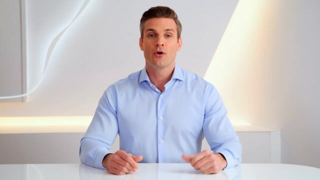 Engaged Presenter in Luminous Studio