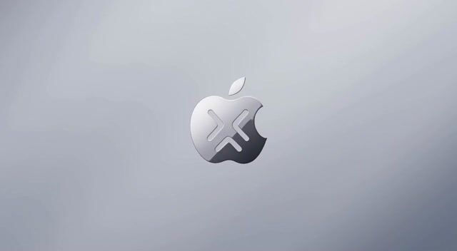 Metallic Apple Logo Reveal