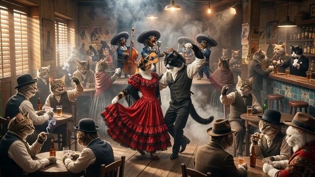 Cantina Flamenco Cat Dance