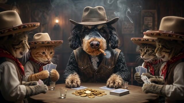 Saloon Standoff At Midnight