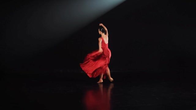 Crimson Whirl Under Spotlight