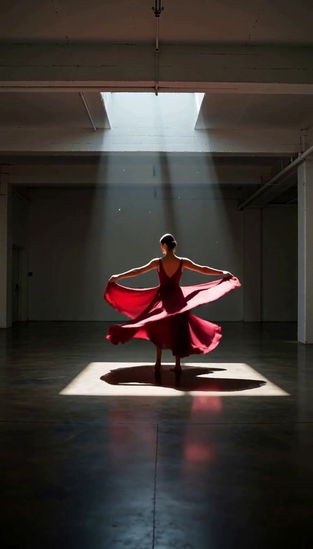 Crimson Spin In Light