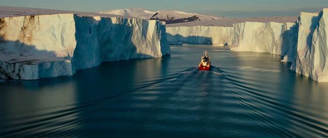 Dawn Passage Through Ice