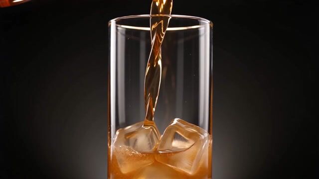 Amber Tonic Over Ice
