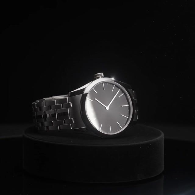 Minimalist Watch in Dramatic Light