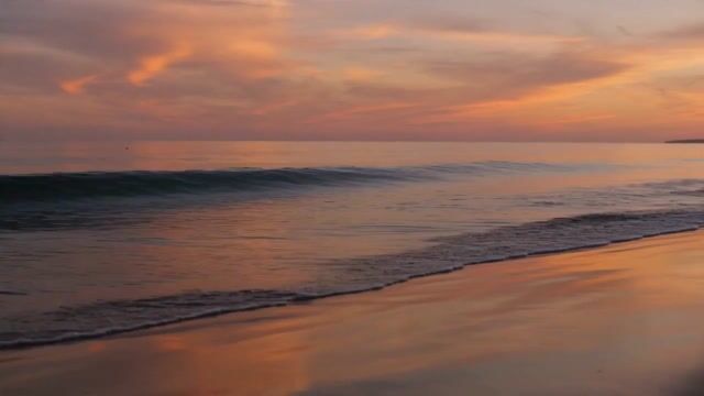 Golden Wave at Dusk