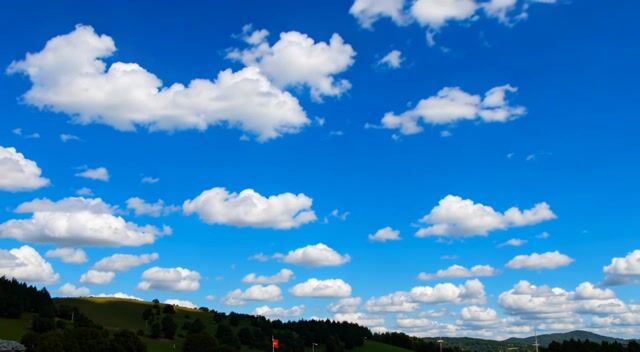 Azure Sky Over Verdant Hills