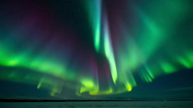 Aurora Borealis Over Still Waters