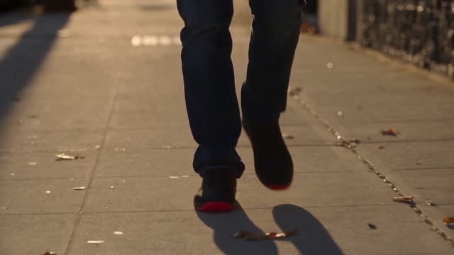 Stride On Golden Pavement
