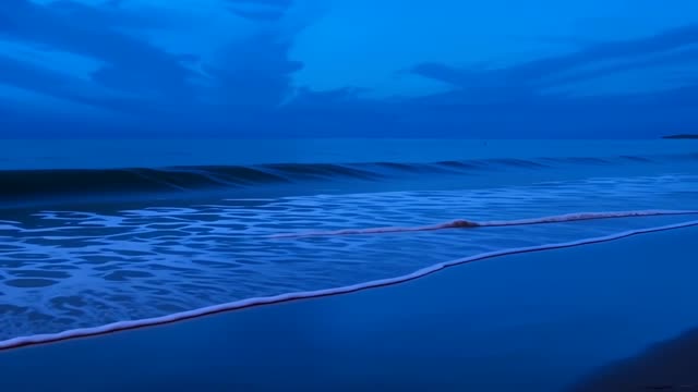 Indigo Shore at Dusk