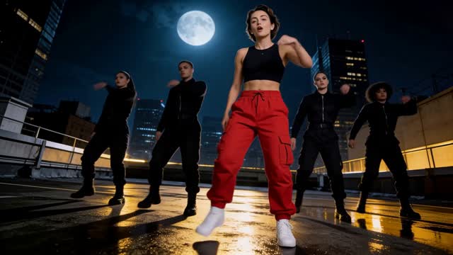 Alley Lights — Rap video look