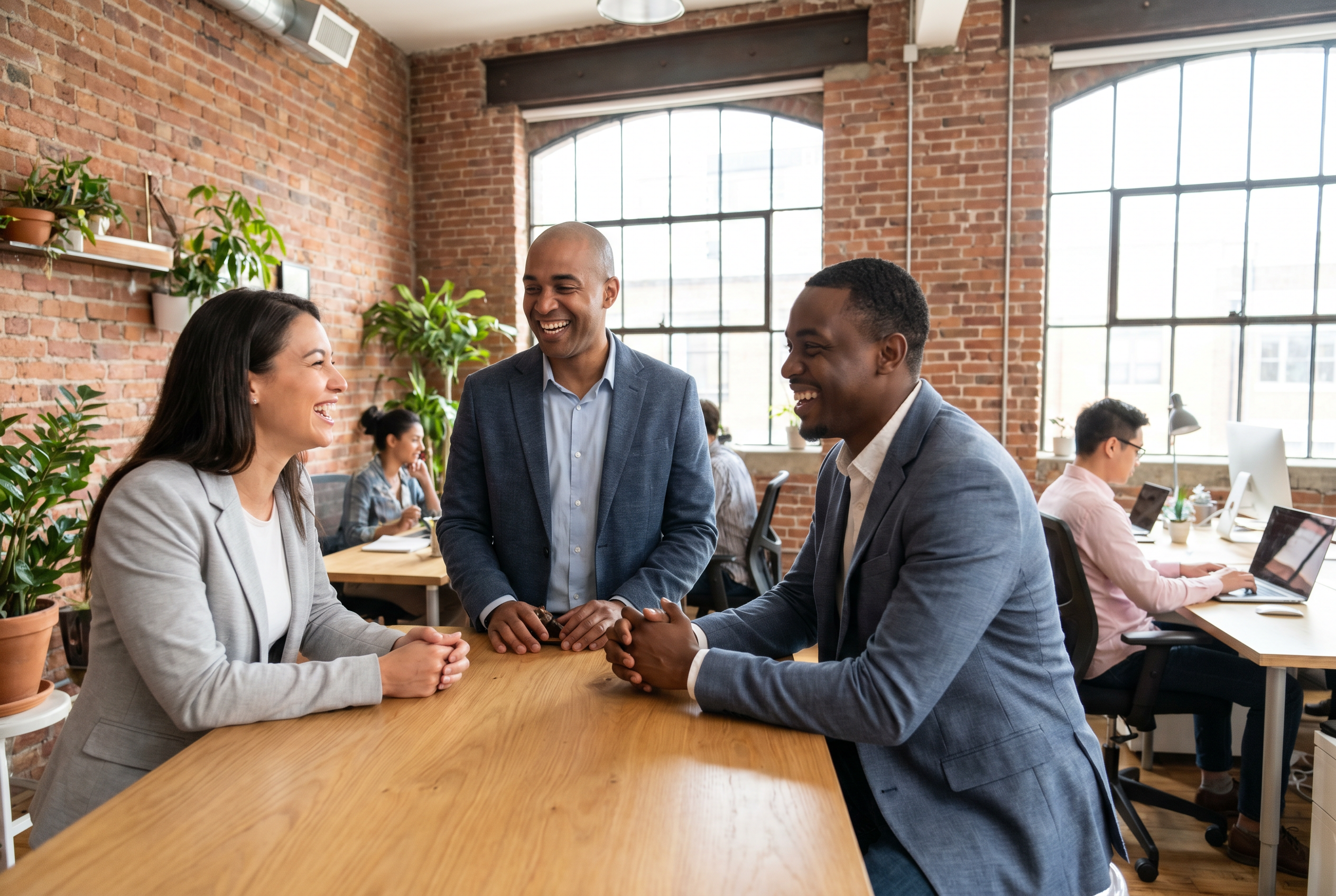 Startup team portrait