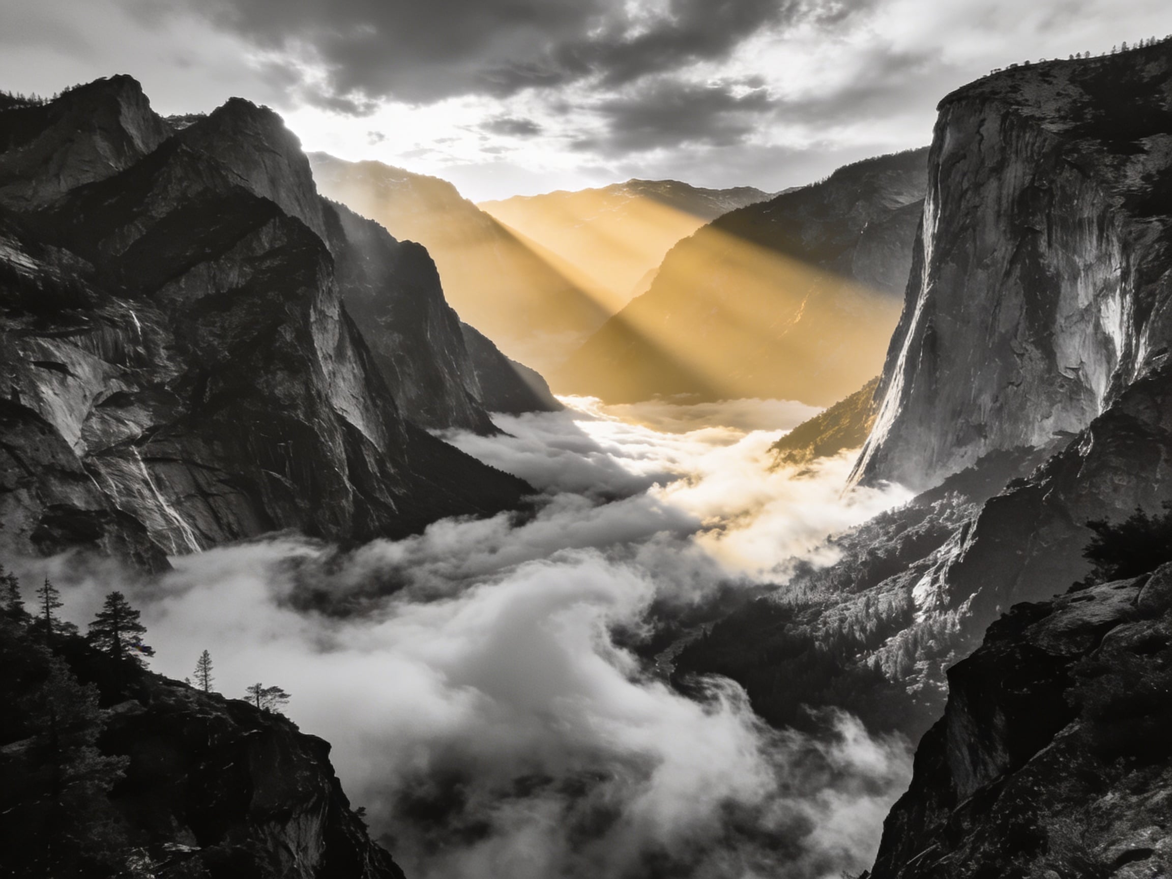 Dramatic landscape