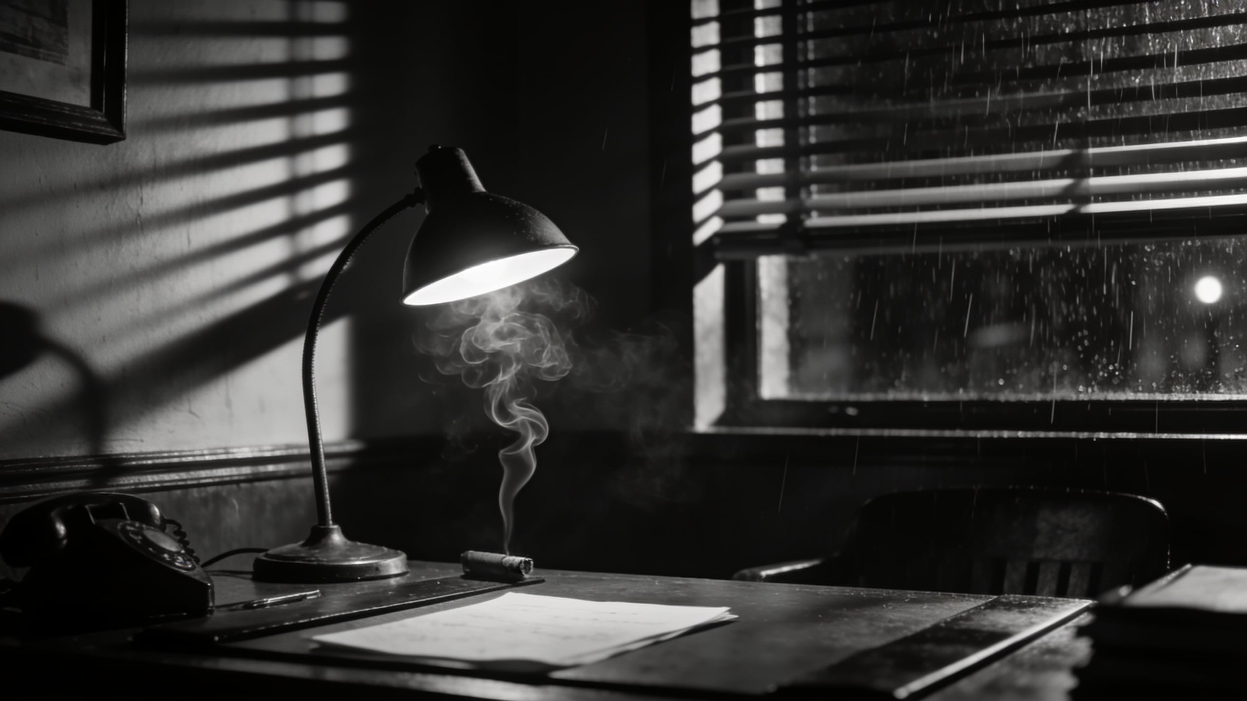 Cigarette Smoke by Lamplight