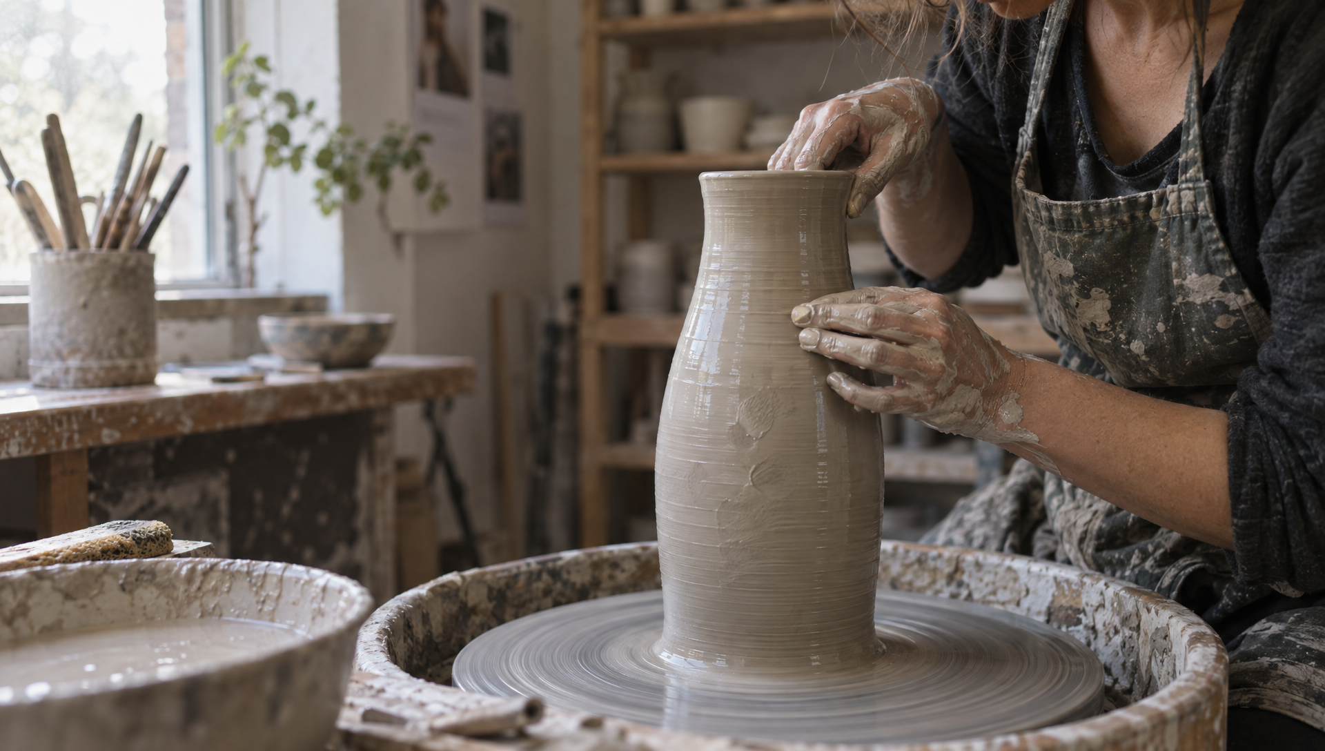 Natural Light and Wet Materials