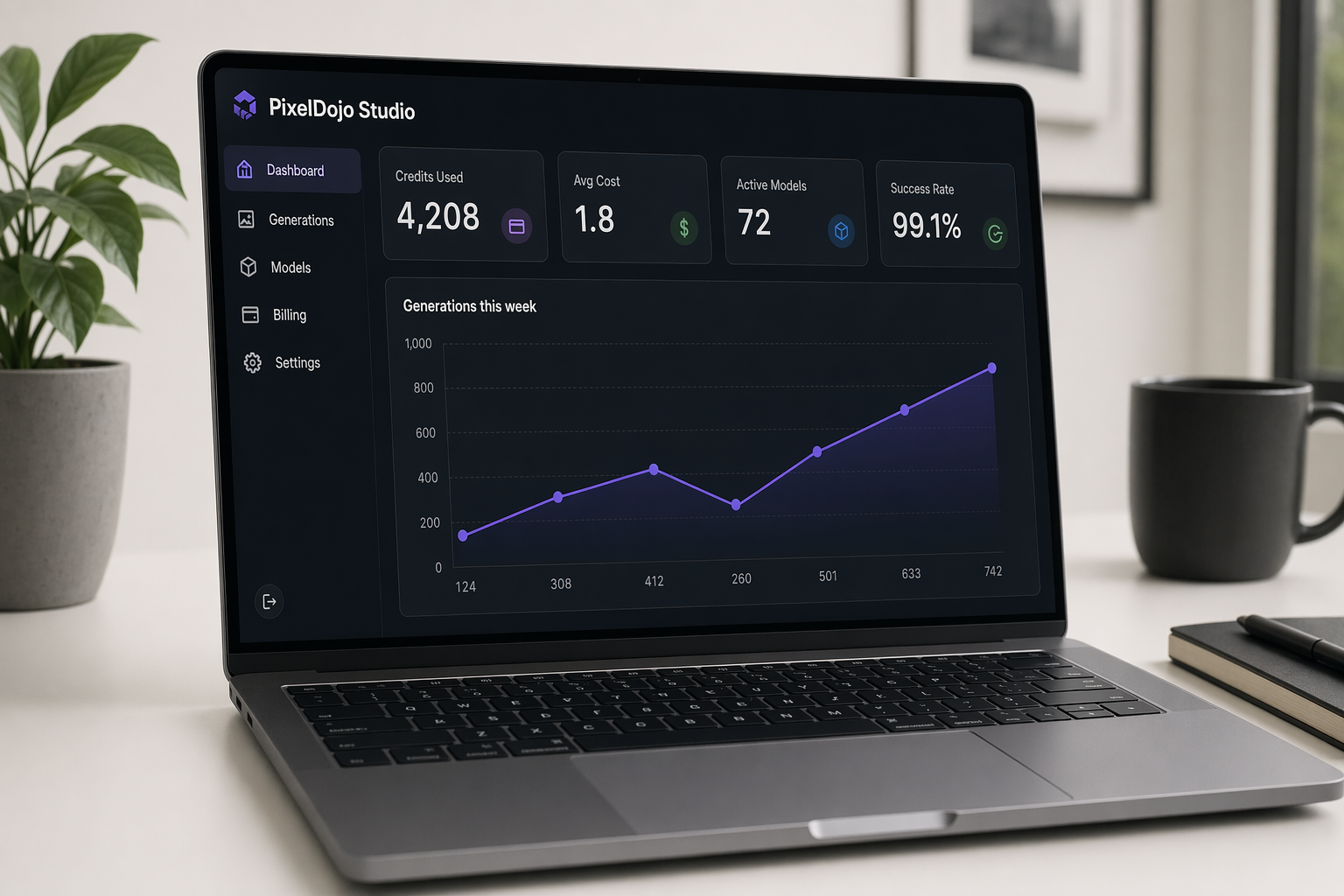UI Mockup With Real Copy