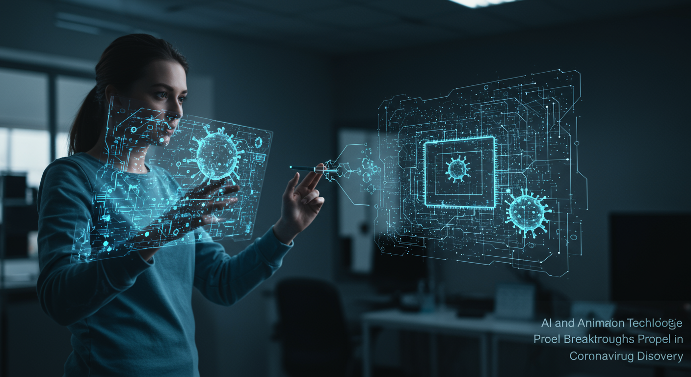 Feature image for AI and Animation Technologies Propel Breakthroughs in Coronavirus Drug Discovery