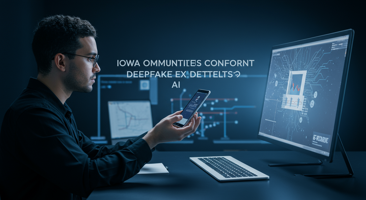 Feature image for Iowa Communities Confront Deepfake Threats: Educating Youth in the AI Era
