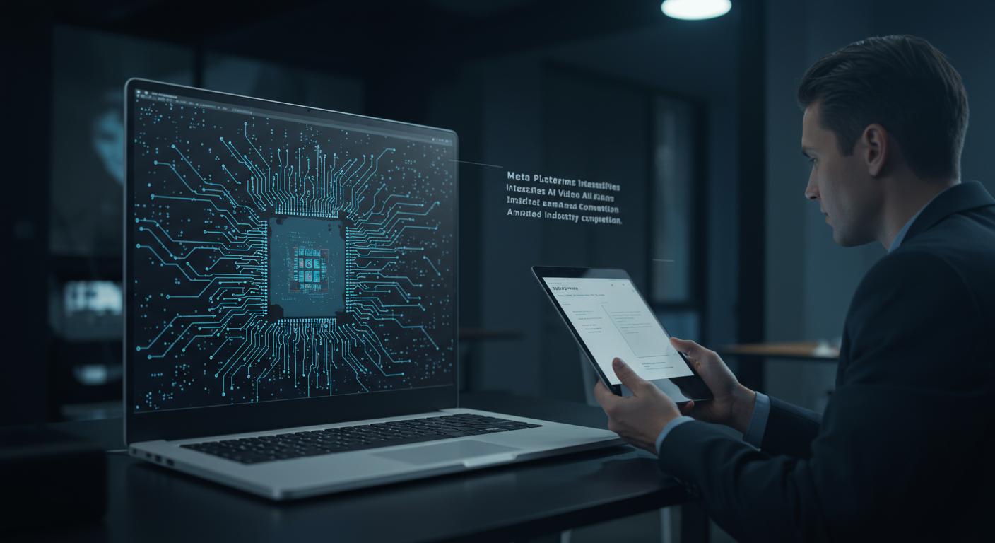 Feature image for Meta Platforms Intensifies AI Video Investments Amidst Industry Competition