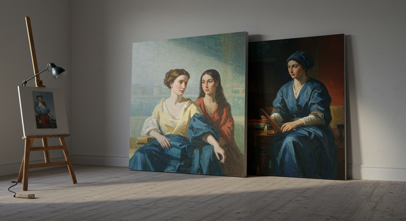 Feature image for The Surge of AI-Crafted Paintings: Transforming the Art Market