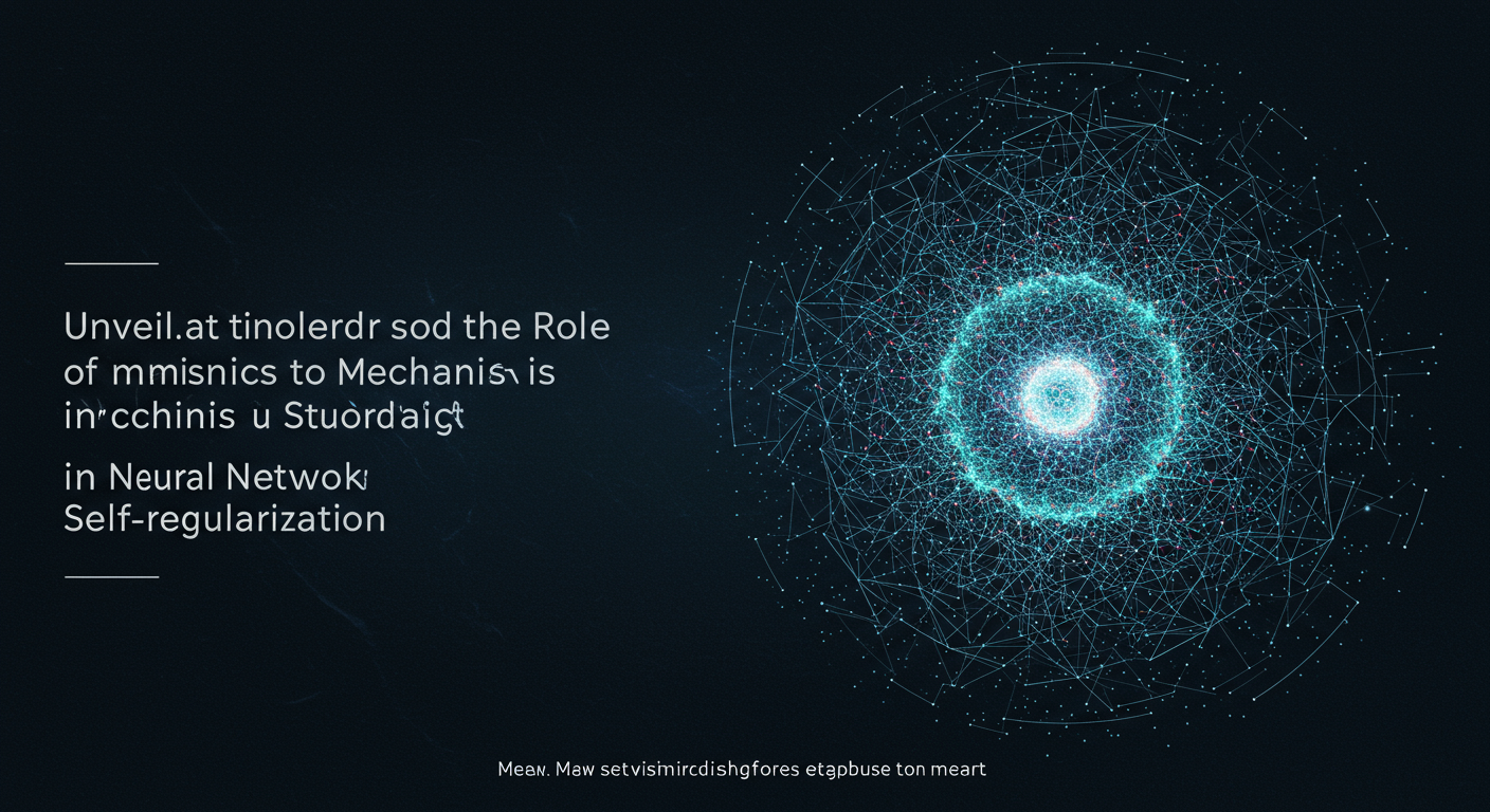 Feature image for Unveiling the Role of Statistical Mechanics in Neural Network Self-Regularization