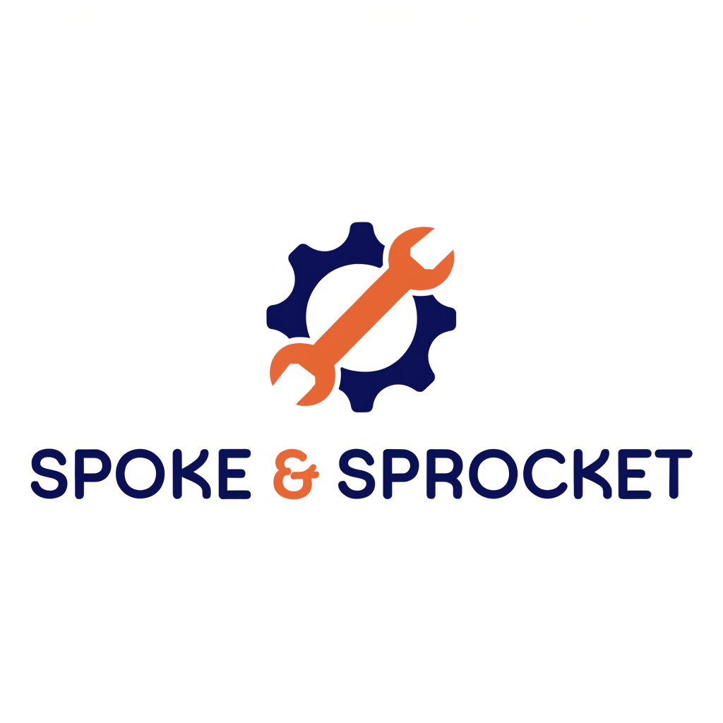 Recraft V4.1: the shop logo in navy and orange